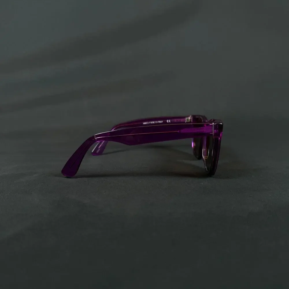 Retrosuperfuture Classic Purple Sunglasses Made in Italy Only Frame